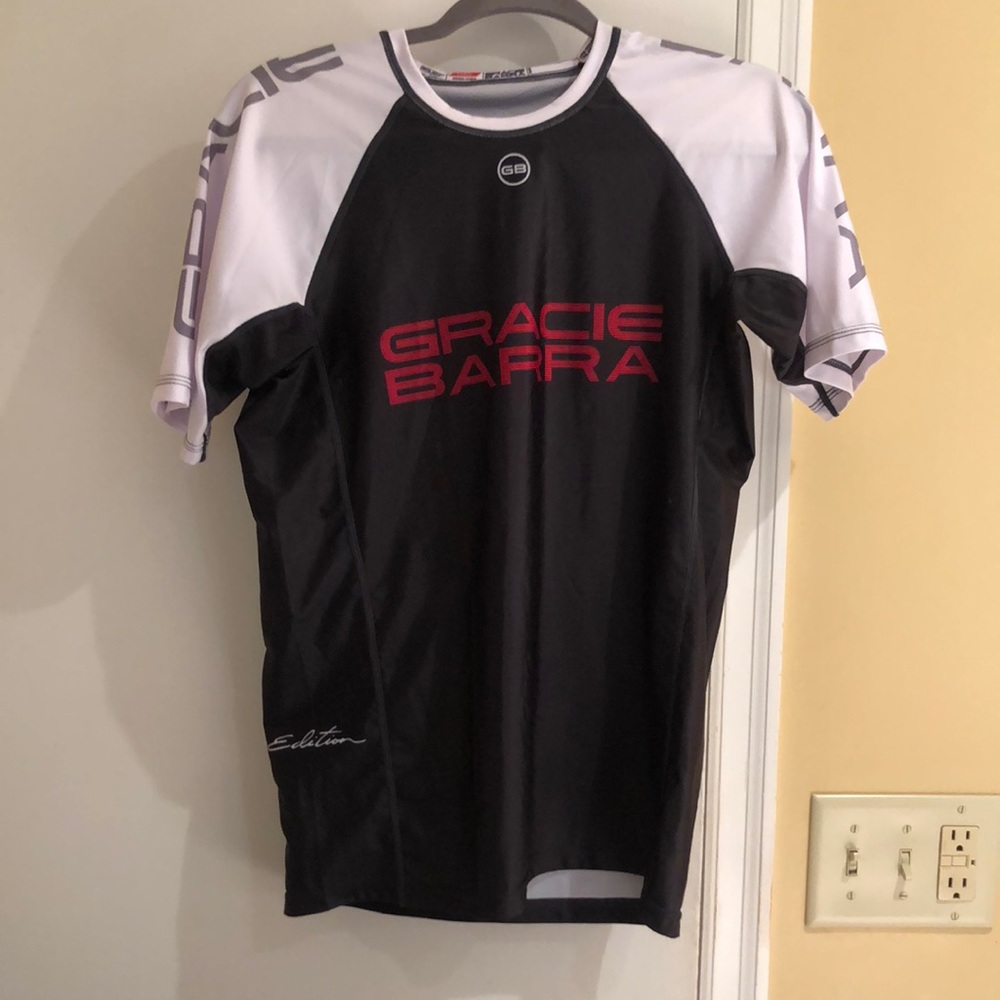 Gracie Barra Jiujitsu moisture wicking workout shirt